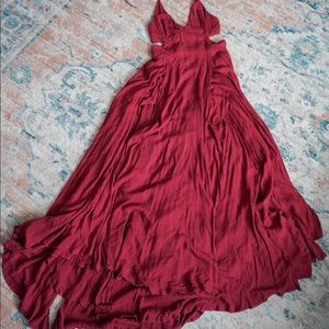 NWT Mauve Free People Lille Maxi Dress